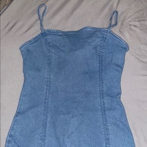 Denim dress